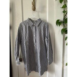 Only Necessities Men’s size large striped button down shirt